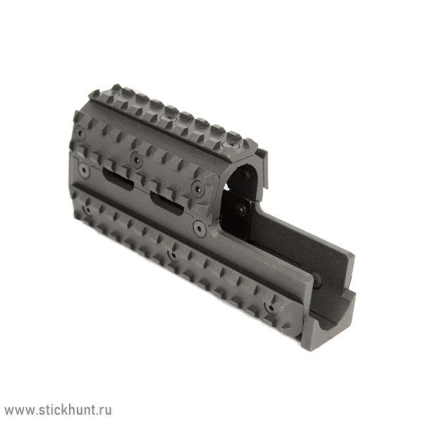 Цевье + накладка AKademia Серпент для всех карабинов АК-типа, 6 планок Picatinny Черный Цевье + накладка AKademia Серпент для всех карабинов АК-типа, 6 планок Picatinny Черный