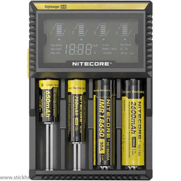 Универсальное зарядное устройство Nitecore D4 4 канала фото