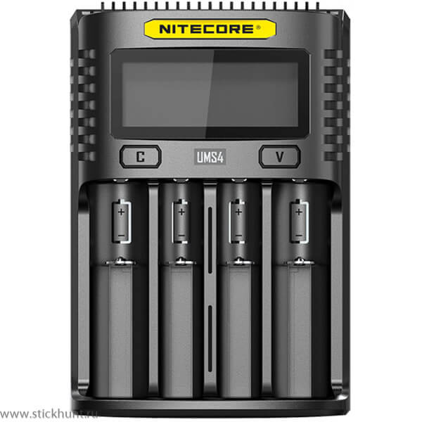 Универсальное зарядное устройство Nitecore UMS4 4 канала с LCD дисплеем
