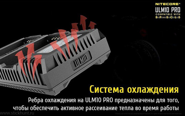 Зарядное устройство Nitecore USN10 Pro для аккумуляторов от камер Sony 2 канала картинка