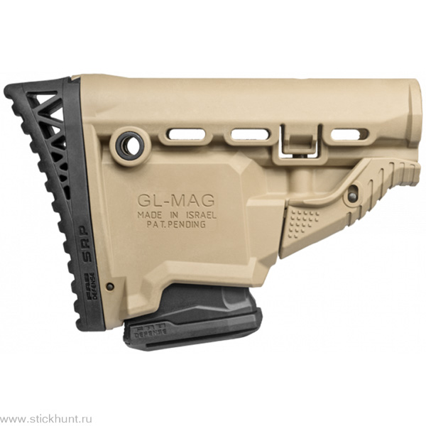 Затыльник Fab Defense SRP для прикладов GL-SHOCK и GL-MAG Черный Затыльник Fab Defense SRP для прикладов GL-SHOCK и GL-MAG Черный