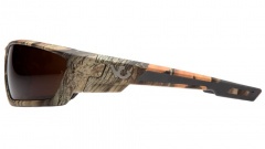 Очки баллистические стрелковые Pyramex Brevard VGSCM1018DTB Anti-fog Коричневые 23%