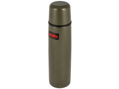Термос для напитков THERMOS FBB-1000 AG 1L, нержавеющая сталь, клапан, крышка-чашка, Army Green