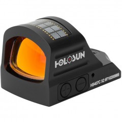 Прицел коллиматорный Holosun Open Reflex Micro 407C 1X16X23 IR FP (HS407C X2) Открытый DOT 2 MOA