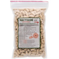 Патч войлочный для чистки оружия ЧИСТОGUN 6.5-500 диам. 6.5 мм Белый 500 шт