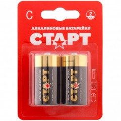 Батарейки алкалиновые Старт LR14-BL2 Тип LR14 1.5V 2 шт
