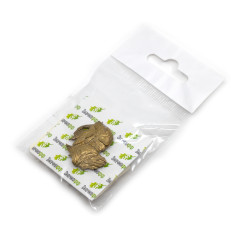 Значок Собака с добычей Латунь