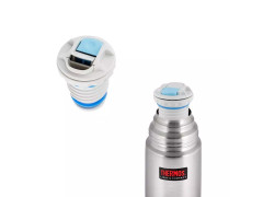 Термос для напитков THERMOS FBB-1000 B SBK 1L, нержавеющая сталь, клапан, крышка-чашка, стальной
