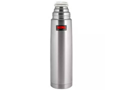 Термос для напитков THERMOS FBB-1000 B SBK 1L, нержавеющая сталь, клапан, крышка-чашка, стальной