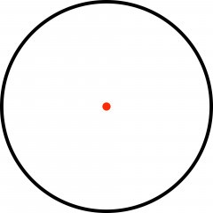 Прицел коллиматорный Nikko Stirling Flash 1X25 IR FP WP (NRD25H) Закрытый DOT 3 MOA