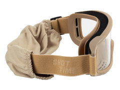 Очки-маска баллистические тактические ShotTime Puma, защитная, оправа хаки, линза прозрачная