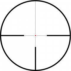 Прицел оптический Nikko Stirling Diamond Hunting 1.5-6X44 IR SFP FP WP (NDSI15644) Сетка №4Dot
