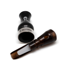 Манок духовой 2 в 1 (уточка чирок и шилохвость) Reyoka Camurcun Чёрный / Дымчатый