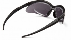 Очки баллистические стрелковые Pyramex PMXTREME SB6320STRX Anti-fog Diopter Серые 23%