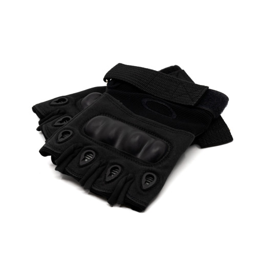 Перчатки тактические Oval Short укороченные Черный