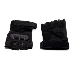 Перчатки тактические Oval Short укороченные Черный