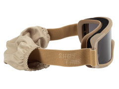 Очки-маска баллистические тактические ShotTime Puma, защитная, оправа хаки, линза серая