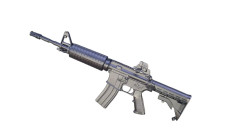Модель сувенирная в виде оружия Microgun L M4A1 телескопический приклад стандартный прицел