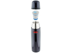 Термос для напитков THERMOS FBB-500 BC Midnight Blue 0.5L, нержавеющая сталь, клапан, крышка-чашка, синий "ночное небо"
