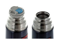 Термос для напитков THERMOS FBB-500 BC Midnight Blue 0.5L, нержавеющая сталь, клапан, крышка-чашка, синий "ночное небо"