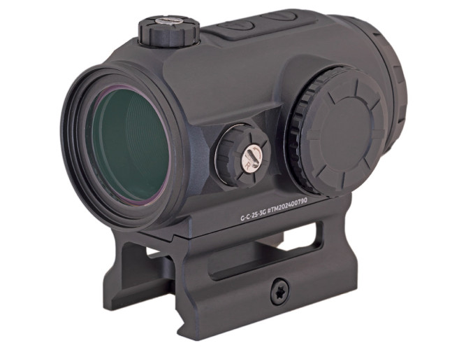 Прицел коллиматорный Gaut Tourmaline 1x25 Закрытый DOT 3 МOA на Weaver/Picatinny