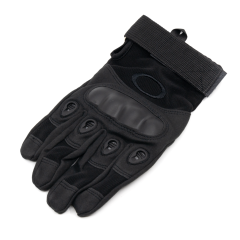 Перчатки тактические Oval полноразмерные Чёрный