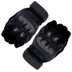 Перчатки тактические Oval полноразмерные Чёрный