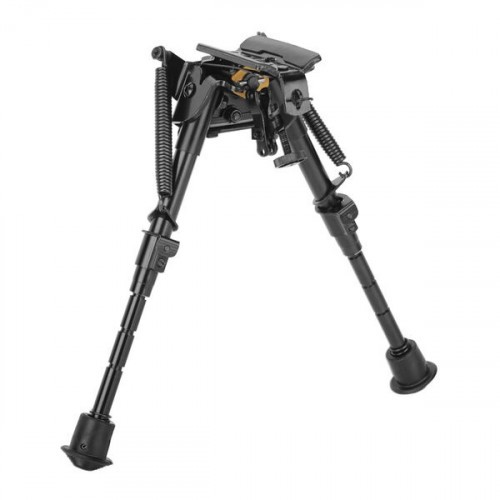 Сошки телескопические Caldwell XLA Pivot 247142 с креплением на антабку 15 - 23 см Черный