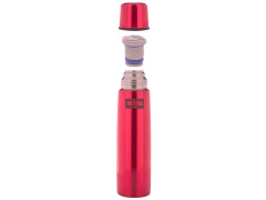 Термос для напитков THERMOS FBB-500 Red 0.5L, нержавеющая сталь, клапан, крышка-чашка, красный