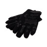 Перчатки тактические Outdoor Gloves Adventure полноразмерные прорезиненные Чёрный