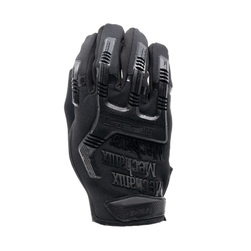 Перчатки тактические Outdoor Gloves Adventure полноразмерные прорезиненные Чёрный