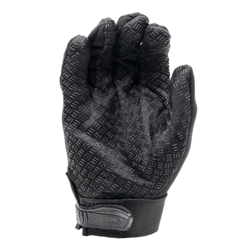 Перчатки тактические Outdoor Gloves Adventure полноразмерные прорезиненные Чёрный