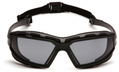 Очки баллистические тактические Pyramex Highlander-Plus SBG5020DT Anti-fog Серые 23%