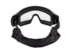 Очки-маска баллистические тактические ShotTime Puma, защитная, оправа чёрная, линза прозрачная
