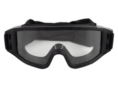 Очки-маска баллистические тактические ShotTime Puma, защитная, оправа чёрная, линза прозрачная