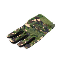 Перчатки тактические Outdoor Gloves Adventure полноразмерные прорезиненные Мультикам