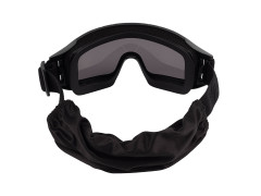 Очки-маска баллистические тактические ShotTime Puma, защитная, оправа чёрная, линза серая
