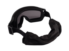 Очки-маска баллистические тактические ShotTime Puma, защитная, оправа чёрная, линза серая