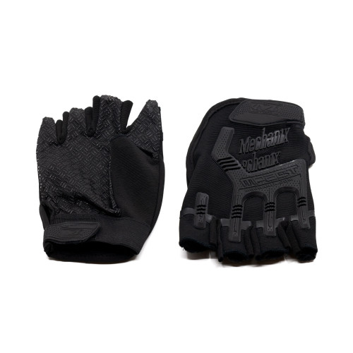 Перчатки тактические Outdoor Gloves Adventure укороченные прорезиненные Чёрный