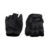 Перчатки тактические Outdoor Gloves Adventure укороченные прорезиненные Чёрный