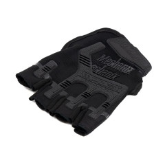 Перчатки тактические Outdoor Gloves Adventure укороченные прорезиненные Чёрный