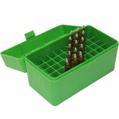Кейс MTM Case-Gard RS-S-50-10 для хранения 50 патронов до 7.62Х39 калибра Зелёный