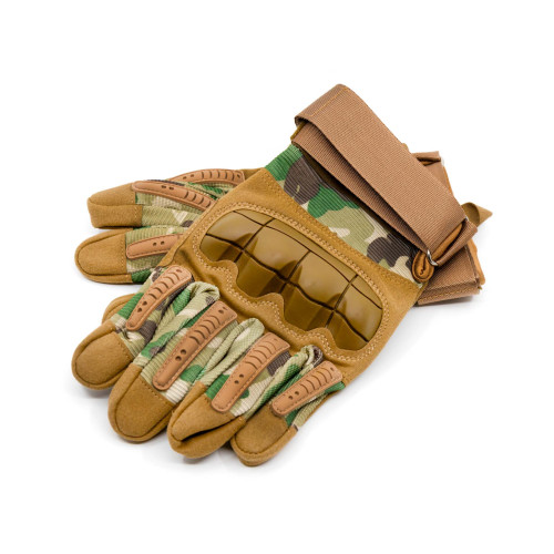 Перчатки тактические Стикхант Marine полноразмерные I-Touch Мультикам