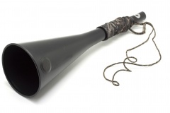 Манок духовой на лося с рупором Buck Expert 69-T с обучающим пособием пластик Чёрный