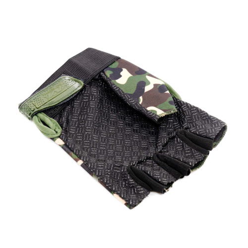 Перчатки тактические Outdoor Gloves Adventure укороченные прорезиненные Мультикам