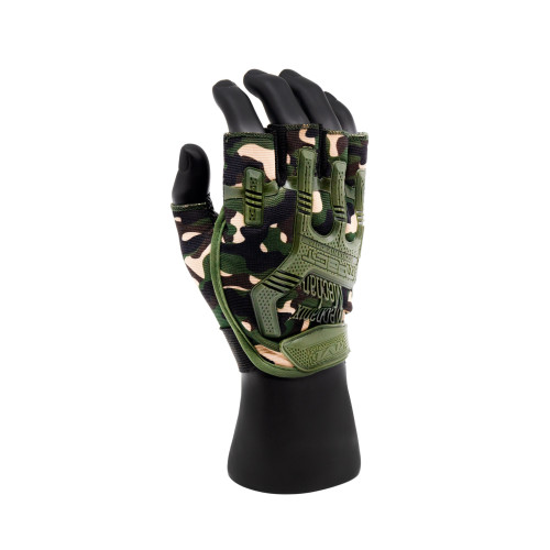 Перчатки тактические Outdoor Gloves Adventure укороченные прорезиненные Мультикам