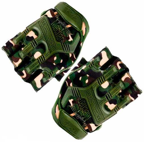 Перчатки тактические Outdoor Gloves Adventure укороченные прорезиненные Мультикам