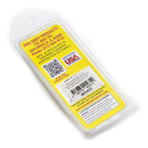 Ерш пуховка для чистки патронника Pro Shot MPCH223 для .223 Папа 8/32 Хлопокid