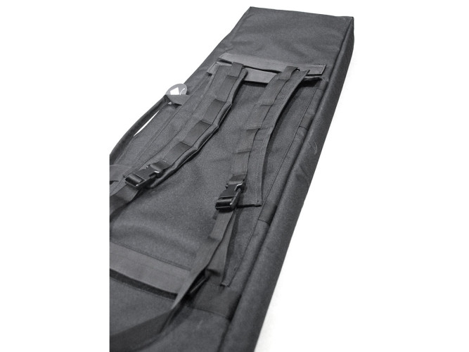 Кейс VEKTOR А-12ч для оружия тактический с лямками и разделителем 120х30x6 Чёрный