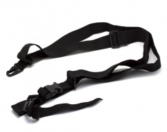 Ремень оружейный PMX Tactical PMX-13 на 3-х точечный с амортизатором Чёрный